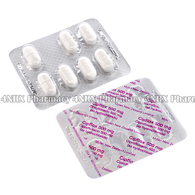 Cipflox (Ciprofloxacin Hydrochloride) - 500mg (28 Tablets)
