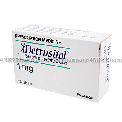 Detrusitol (Tolterodine Tartrate) - 1mg