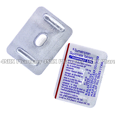 Suminat (Sumatriptan Succinate) - 100mg (1 Tablet)