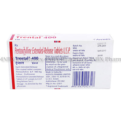 Trental (Pentoxifylline) 3